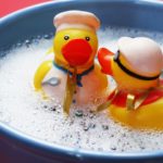 赤ちゃんとのお風呂ってどうやって入る?我が家のパターン変遷